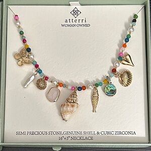 Atterri Multicolor Charm Necklace